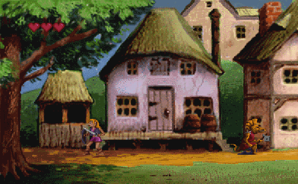 Spillets første stopp er Landsbyen Sakado, et godt sted å hamstre penger. Her finner man også Gibdo, spillets første boss.