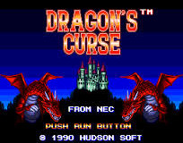 Dragon's Curse Turbografx 16.