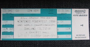 Nintendo Powerfest 1990-billett!