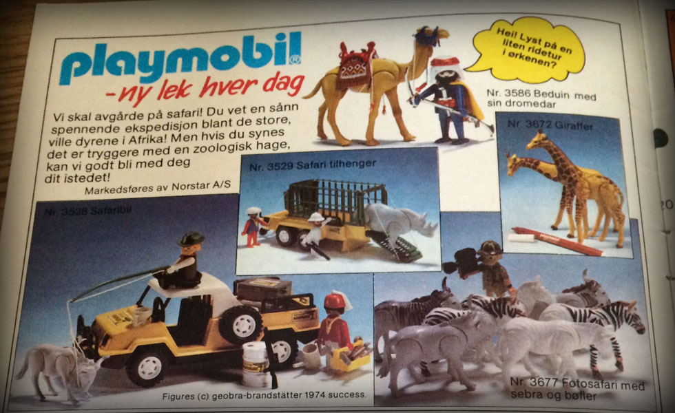 Playmobil safari, i tilfelle du ønsker å bli en safariperson når du blir voksen
