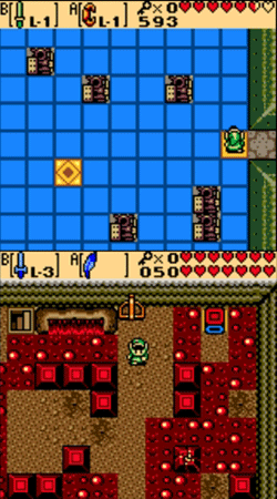 Heldigvis er spillet proppfullt av puzzles, og de er blant de beste jeg har sett i 2D-Zelda.