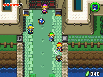 Områdene hentet fra tidligere Zelda-spill, er høydepunktene i 4 Swords. Hva sier det?